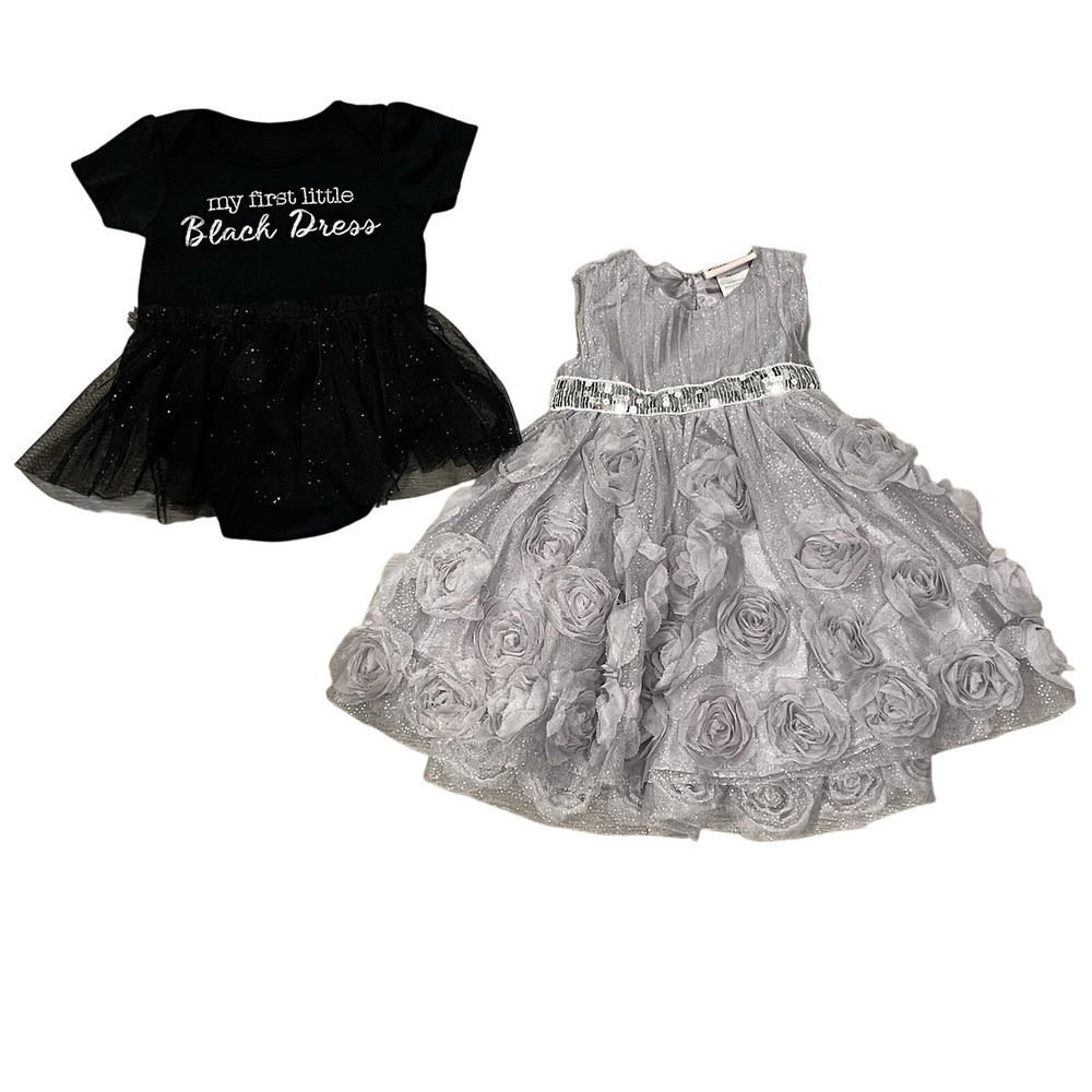 Girls Dress Outfit 12M Clothes Floral‎ Tutu Wedding Party Holiday